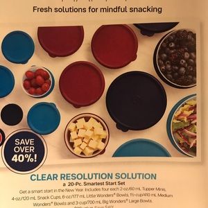 Tupperware Kitchen - Tupperware 20 piece smartest start set Tupperware Kitchen - Tupperware 20 piece smartest start set